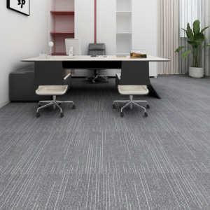 Teppichfliesen Bodenbelag Quadratische Teppichfliesen PP PVC-Rücken Hotel 50 x 50 Büro-Teppichfliesen - Product Image 5