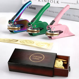 Machine à embosser Suidis, boîte en bois, outil de marquage personnalisé pour livres et cadeaux - Product Image 1