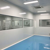 Panneau de cloison modulaire professionnel de haute qualité ISO 7 8 9 pour salle blanche portable sans poussière
