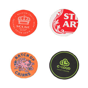 Respetuoso del medio ambiente personalizado absorbente tejido bebida taza almohadilla taza de café Hotel Bar <span class=keywords><strong>restaurante</strong></span> té cerveza papel Kraft posavasos mantel - Product Image 4