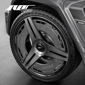 ล้อฟอร์จขนาด 23 24 นิ้ว คาร์บอนไฟเบอร์ 3 ก้าน 5x112 5x130 สำหรับ Mercedes-AMG G63 W463A W465 GLE 63 S - Product Image 1