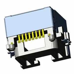 Factory Manufacturer RJ45 High 8mm 8pin SMT Ethernet Connector