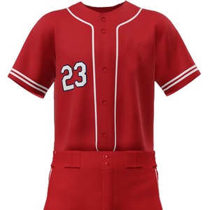 Wholesale Breathable Button-<b>Down</b> Baseball Uniforms for Adults Plus Sizes Sublimated Design Sets 100% Polyester Quick Dry Custom - Product Image 6