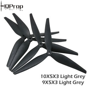 2 pares HQProp 10X5X3 9X5X3 1050 9050 10 polegadas 9 polegadas <span class=keywords><strong>3</strong></span> Lâminas De Nylon Reforçado Carbono Preto Hélice para Rc FPV Drone - Product Image 3