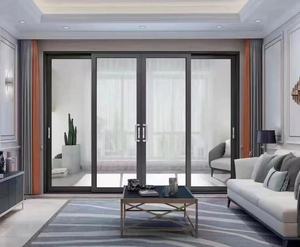 Charnière pour porte coulissante pliante en verre et aluminium, idéale pour restaurant, salle de bain, porte extérieure pliante sans cadre en verre - Product Image 2