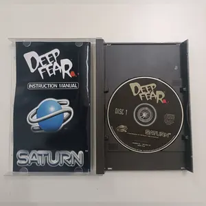 Deep Fear Disc Game Saturn SS konsol Game Optical Drive Retro Video langsung membaca Game Case Shell
