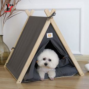 Four Seasons Universal Wood Cat Tent Kennel Cerrado Pine Winter Warm Delivery Room - Product Image 3