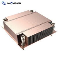 Nouveau dissipateur thermique passif pour serveur PC 1U, hauteur 25,5 mm, avec plaque de contact VC pour processeur Intel LGA1700, espacement des trous 78x78 mm, TDP 200W