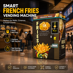 <span class=keywords><strong>Robot</strong></span> Expendedor Automático de Papas Fritas 220V, Nuevo, Máquina de Comida Caliente para Pollo Frito y Papas Fritas, Precio de Fábrica - Product Image 2