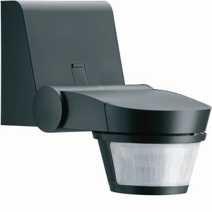 Rilevatore di Movimento a Infrarossi da Parete Hager 140 IP55 16A Antracite - Product Image 1