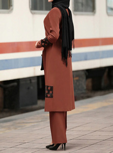 ملابس نسائية عربية مقاس <span class=keywords><strong>M</strong></span>-3XL، طقم جديد من قطعتين عباية دبي الشرق الأوسط، ملابس إسلامية، أزياء جنوب شرق آسيا - Product Image 4