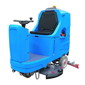 High Efficiency Ride On Floor Scrubber Electric Cleaning Car Sweeper Floor Scrubber Dryers Cleaning Machine Equipment