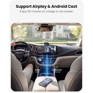 Tablette intelligente embarquée 10,26'' avec écran IPS, caméra embarquée 4K et caméra arrière 1080P, autoradio portable avec CarPlay et Android Auto - Product Image 5