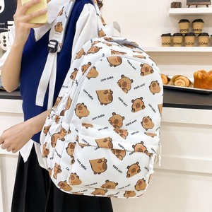 Custom <b>Waterproof</b> Anti-Theft Fashion Nylon Cartoon Pattern Zipper Closure Unisex <b>School</b> <b>Backpack</b> for Students - Product Image 5