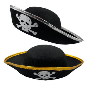 Accessoires de spectacle d'Halloween, chapeau de pirate pour enfants, capitaine des Caraïbes - Product Image 5