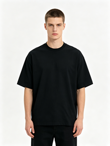เสื้อยืดโอเวอร์ไซส์ลายกราฟิกสำหรับผู้ชาย ผ้าคอตตอนหนานุ่ม สไตล์วินเทจ ทำสีซีดแบบดิสเทรส พิมพ์โลโก้ตามสั่ง คอเสื้อแบบลำลอง ขายส่ง - Product Image 3