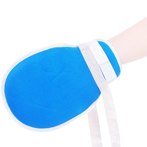 ถุงมือรัดแขนสีน้ำเงินพร้อมสายรัดสำหรับถอดท่อ ใช้ในทางการแพทย์ - Product Image 1