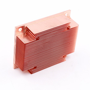 ฮีทซิงค์ทองแดงแบบฟันเฟือง Chuan Yue รุ่น ZRD-006 หม้อน้ำ CNC ความหนาแน่นสูงสำหรับการกระจายความร้อน - Product Image 1