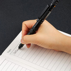 ปากกาอเนกประสงค์แบบยุทธวิธีพกพาปากกาอุปกรณ์ป้องกันตัวเองปากกาอเนกประสงค์พร้อมที่ยึดโทรศัพท์มือถือหน้าจอสัมผัส - Product Image 5