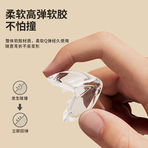 Transparent Soft Corner <b>Protectors</b> L Shape Plastic For Infants And Toddlers Glass <b>Table</b> Edge Guards - Product Image 2