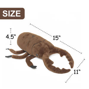 Plüsch-Sternenkäfer, Weiches Stofftier-Insekt, Niedlicher Herkules-Käfer Plüschtier für Kinder-Geschenke & Schlafzimmer-Deko - Product Image 5