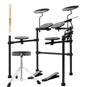 PDX100 <strong>Electronic</strong> <strong>Drum</strong> <strong>Set</strong> for Beginners Foldable Portable <strong>Electronic</strong> <strong>Drum</strong> <strong>Set</strong> (For Home Use) with Mesh <strong>Drum</strong> Heads - Product Image 1