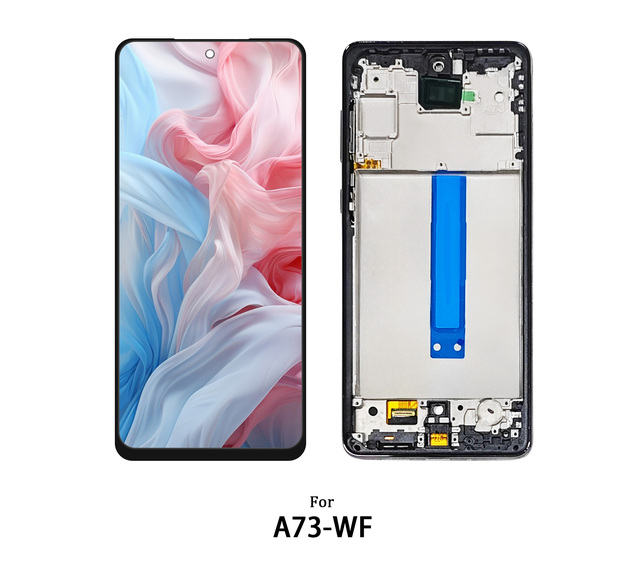 XJE Factory Mobile Phone Lcd 6.6'' Touch Screen for SAMSUNG A73 INCELL with Frame Lcd Touch Digitizer Assembly Replacement Part