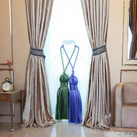 Prix direct d'usine Tianyun, franges en soie 100% polyester de 5 cm, couleur douce, pour parfum, suspension, pompon pour rideau, coussin, tapis, décoration