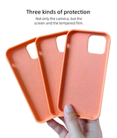 Coque en silicone liquide souple TPU de haute qualité, authentique et originale, pour iPhone 12 13 14 15 Pro Max