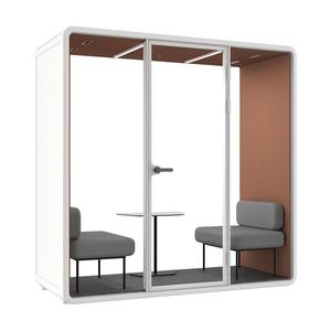 Cabina de Oficina Modular para Reuniones Rápidas de 2 Personas, Cabina Acústica Insonorizada - Product Image 2