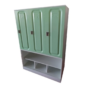 <strong>Mudroom</strong> Daycare Kids Clothes <strong>Closet</strong> Children Bedroom School Metal Wardrobe Locker Cabinet with Cubbies Furniture - Product Image 1