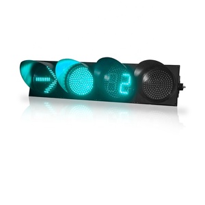 Semáforo LED de 300 mm (12 pulgadas) con Bola Completa R <span class=keywords><strong>Y</strong></span> <span class=keywords><strong>G</strong></span>, Flecha Verde a la Derecha <span class=keywords><strong>y</strong></span> Cuenta Regresiva de 2 Dígitos Rojo <span class=keywords><strong>y</strong></span> Verde, con Lente Transparente - Product Image 4