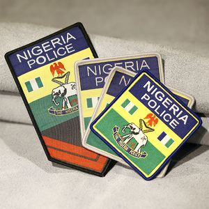 맞춤 의류 셔닐 자수 패치 디자이너 레터 패치 다리미 부착 패치 전술용 직조 필리핀 국립 경찰 배지 - Product Image 1