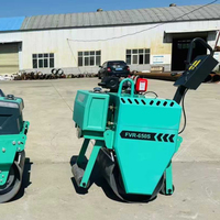 Pompe hydraulique à double tambour vibratoire Changfa de 330 kg, 550 kg, 800 kg pour le compactage de l'asphalte routier, faible coût d'entretien