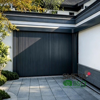 Porte de garage sectionnelle moderne isolée en aluminium Andexin, commande automatique à distance pour villa