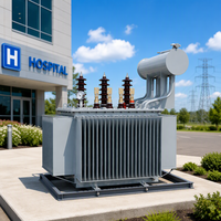 Transformateur auto-traduit triphasé immergé dans l'huile S20 400 kVA, trois enroulements, 50 Hz/60 Hz, pour système de distribution d'énergie agricole