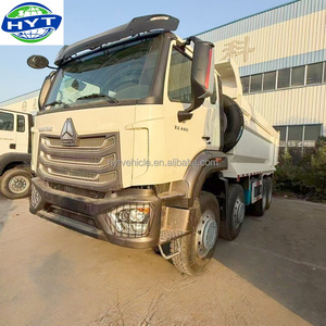 시노트럭 HOWO TX 중형 덤프트럭 8*4 440마력 유로 2 배출 기준 중고 상태 좌측 핸들 판매 - Product Image 4