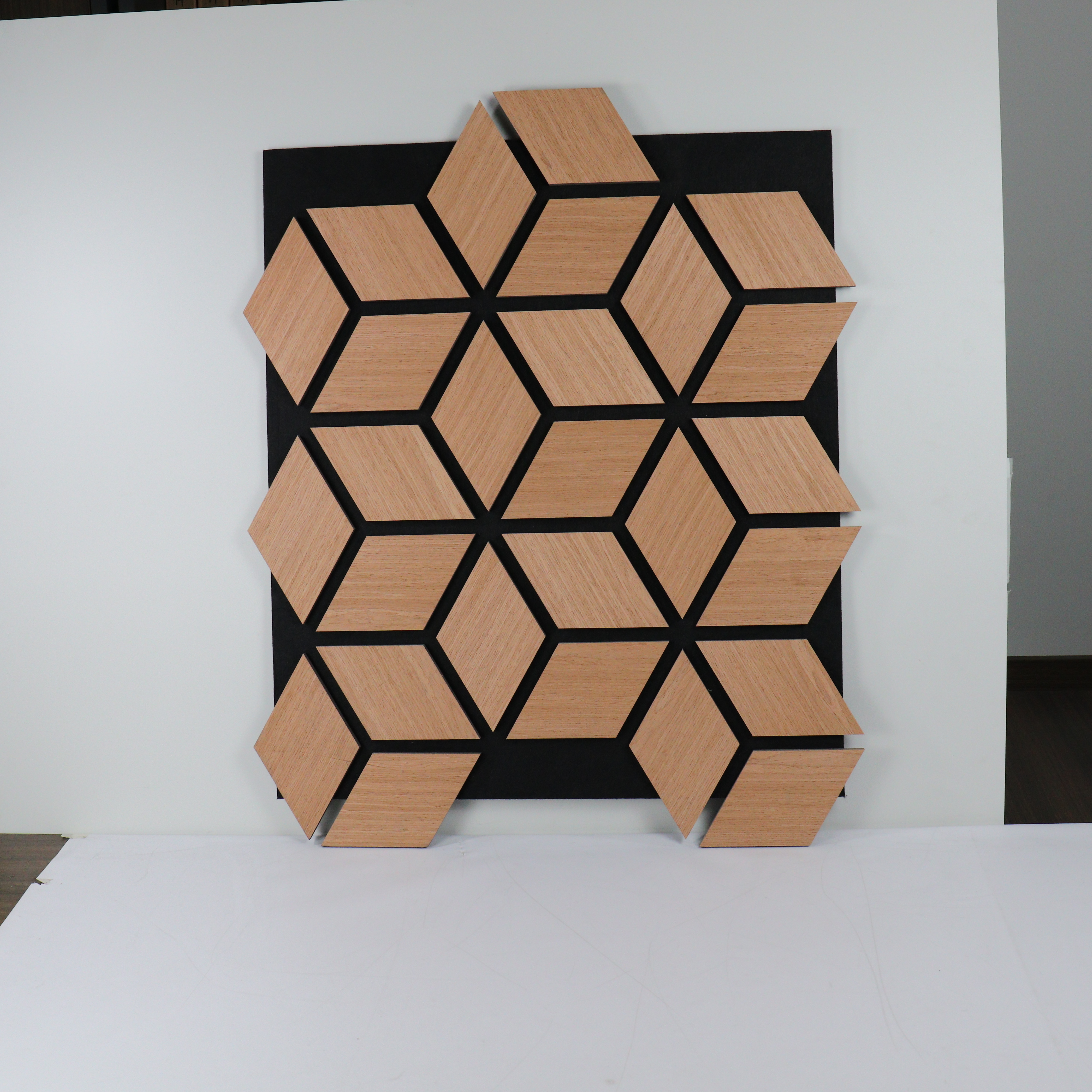MUMU 3D Unique Design Vintage Rustic Decorative Interior Home Theater Solid Wood Wall Board Panel