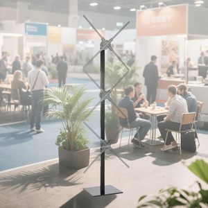 Écran publicitaire 3D combiné avec ventilateur holographique 3D, 3 pièces, contrôle Wi-Fi, projecteur holographique LED avec support - Product Image 2