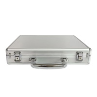 Fabricant OEM prix de gros boîte de rangement en alliage métallique étui portable personnalisé de transport d'échantillon en aluminium