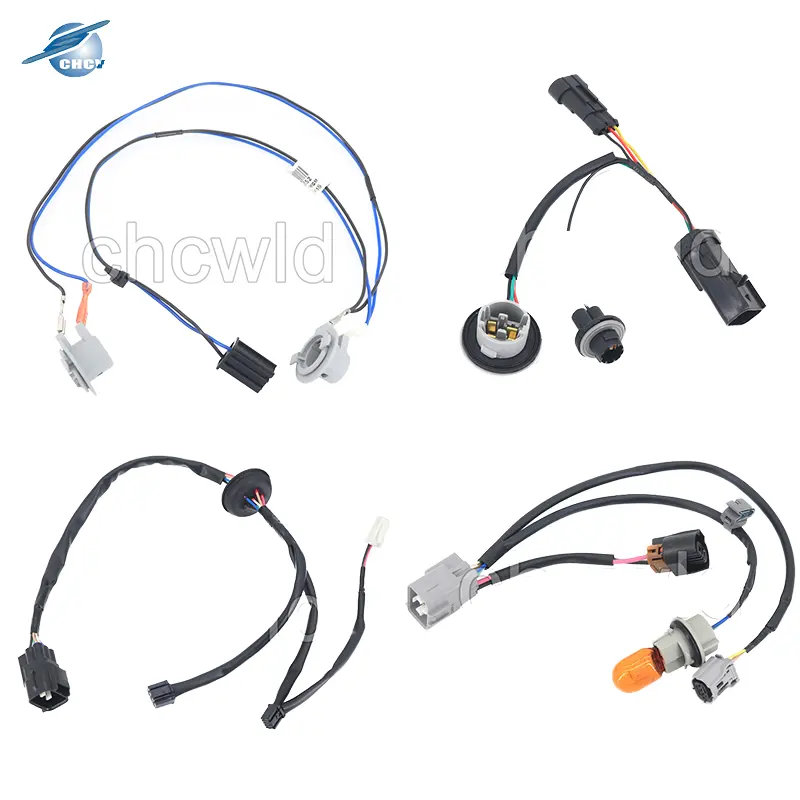 Arnés de cables de faros de motocicleta y luz LED automotriz personalizada para aplicaciones de automóviles