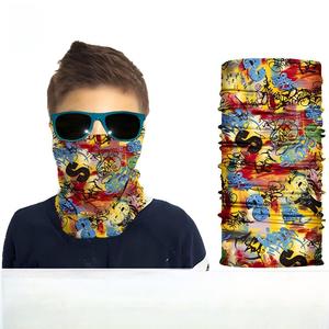 Bandeau de course pour enfants, <span class=keywords><strong>cache</strong></span>-<span class=keywords><strong>cou</strong></span> de protection solaire pour le cyclisme et la pêche en extérieur, bandanas camouflage, design personnalisé - Product Image 2