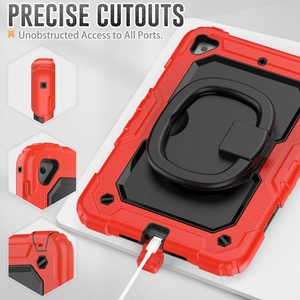 360 Rotable andle ickickstand iliilicono Shockproof over sobre abablet ase para IAD ad INI 4 2015 INI 5 <span class=keywords><strong>2019</strong></span> - Product Image 6