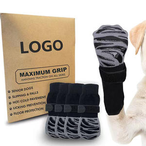 Chaussettes de loisirs pour chiens de taille moyenne et grande, <span class=keywords><strong>Golden</strong></span> <span class=keywords><strong>Retriever</strong></span>, antidérapantes, silencieuses, en coton et PVC rayé, toutes saisons, <span class=keywords><strong>protection</strong></span> pour animaux de compagnie - Product Image 6