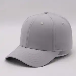 Custom logo stretch-fit baseball cap blank golf cap with quick dry breathable fabric and elastic sweatband