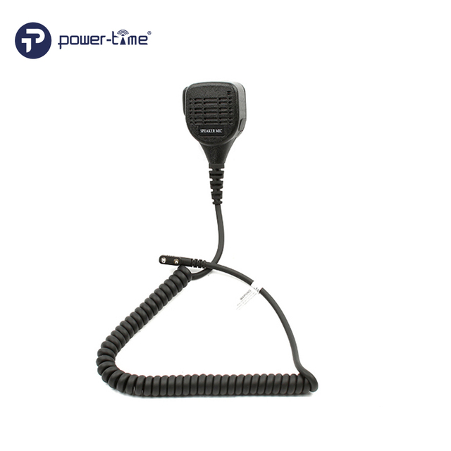 Professional Wired Handheld 2 Way Radio Speaker Mic IP55 Plastic Noise Cancelling Portable Lightweight for Kenwood 2 Pin