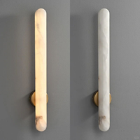 Moderne Luxuriöse Natürliche Marmor-Wandleuchte Wohnzimmer Nachttisch Schlafzimmer Dekoration Leuchten Vintage Alabaster Wandlampe Wohndekor Beleuchtung