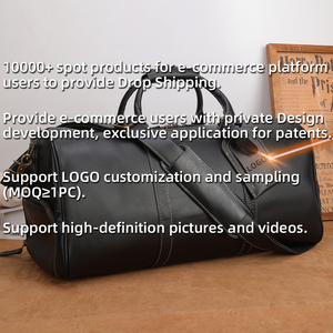 Bolsa <span class=keywords><strong>de</strong></span> Viaje <span class=keywords><strong>de</strong></span> Cuero Genuino <span class=keywords><strong>de</strong></span> Gran Capacidad, Bolsa Deportiva <span class=keywords><strong>de</strong></span> Gimnasio para <span class=keywords><strong>Hombre</strong></span> con Cierre <span class=keywords><strong>de</strong></span> Cremallera para Viajes <span class=keywords><strong>de</strong></span> Fin <span class=keywords><strong>de</strong></span> Semana - Product Image 6
