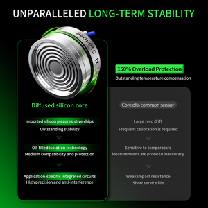 4-20mA RS485 ひずみゲージ圧力トランスミッター 10Mpa <span class=keywords><strong>30Mpa</strong></span> 60Mpa から <span class=keywords><strong>0</strong></span>-10V 圧力トランスデューサーセンサー - Product Image 3