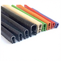 Joint d'étanchéité en U durable pour portes d'armoires métalliques et protection des bords vifs des entrées de câbles